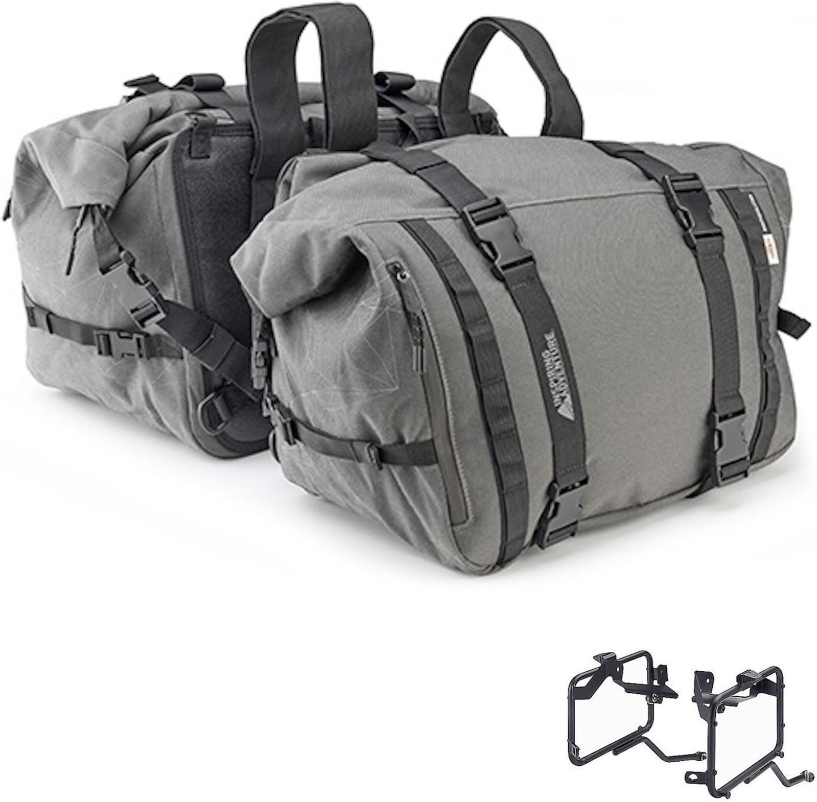 Side Bags Ra316 + Side Bags Holder - Kappa Moto Compatible With Aprilia Tuono 660 (2021-2023)