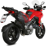 Terminale Di Scarico Non Catalizzato E Senza Omologazione Suono Suono Inox Nero Carbonio - Mivv Compatibile Con Ducati Multistrada 1260 (2018-2020)