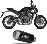 Complete Exhaust System Without Catalytic Converter And Without Sound Certification Mk3 Steel Black - Mivv Compatible With Honda Cb 650 R (2024-2026)