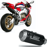 Terminale Di Scarico Non Catalizzato E Senza Omologazione Suono Mk3 Carbonio - Mivv Compatibile Con Honda Cbr 1000 Rr (2017-2019)