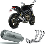 Impianto Di Scarico Completo Non Catalizzato E Senza Omologazione Suono Mk3 Inox - Mivv Compatibile Con Honda Cbr 650 R (2019-2023)