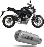 Impianto Di Scarico Completo Non Catalizzato E Senza Omologazione Suono Mk3 Inox - Mivv Compatibile Con Honda Cb 125 R (2018-2020)