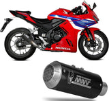 Terminale Di Scarico Non Catalizzato E Senza Omologazione Suono Mk3 Carbonio - Mivv Compatibile Con Honda Cbr 500 R (2024)