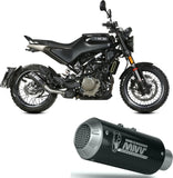 Terminale Di Scarico Non Catalizzato E Senza Omologazione Suono Mk3 Carbonio - Mivv Compatibile Con Husqvarna Svartpilen 401 (2021-2023)