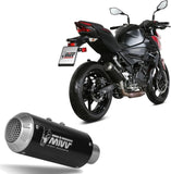 Terminale Di Scarico Non Catalizzato E Senza Omologazione Suono Mk3 Inox Nero - Mivv Compatibile Con Kawasaki Ninja 400 (2018-2020)