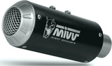 Terminale Di Scarico Non Catalizzato E Senza Omologazione Suono Mk3 Inox Nero - Mivv Compatibile Con Ktm 790 Duke (2018-2020)