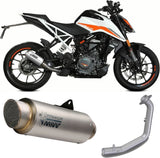 Impianto Di Scarico Completo Non Catalizzato E Senza Omologazione Suono Mk3 Inox - Mivv Compatibile Con Ktm 390 Duke (2021-2023)