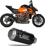 Terminale Di Scarico Non Catalizzato E Senza Omologazione Suono Mk3 Carbonio - Mivv Compatibile Con Ktm Duke 1290 (2020-2024)
