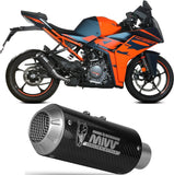 Terminale Di Scarico Non Catalizzato E Senza Omologazione Suono Mk3 Carbonio - Mivv Compatibile Con Ktm Rc 390 (2021-2024)