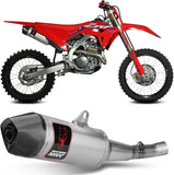 Terminale Di Scarico Con Omologazione Fim Str1 Inox Carbonio - Mivv Compatibile Con Honda Crf 250 (2022-2024)