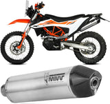 Terminale Di Scarico Non Catalizzato E Senza Omologazione Suono Str1 Inox - Mivv Compatibile Con Ktm 690 Enduro R (2019-2020)