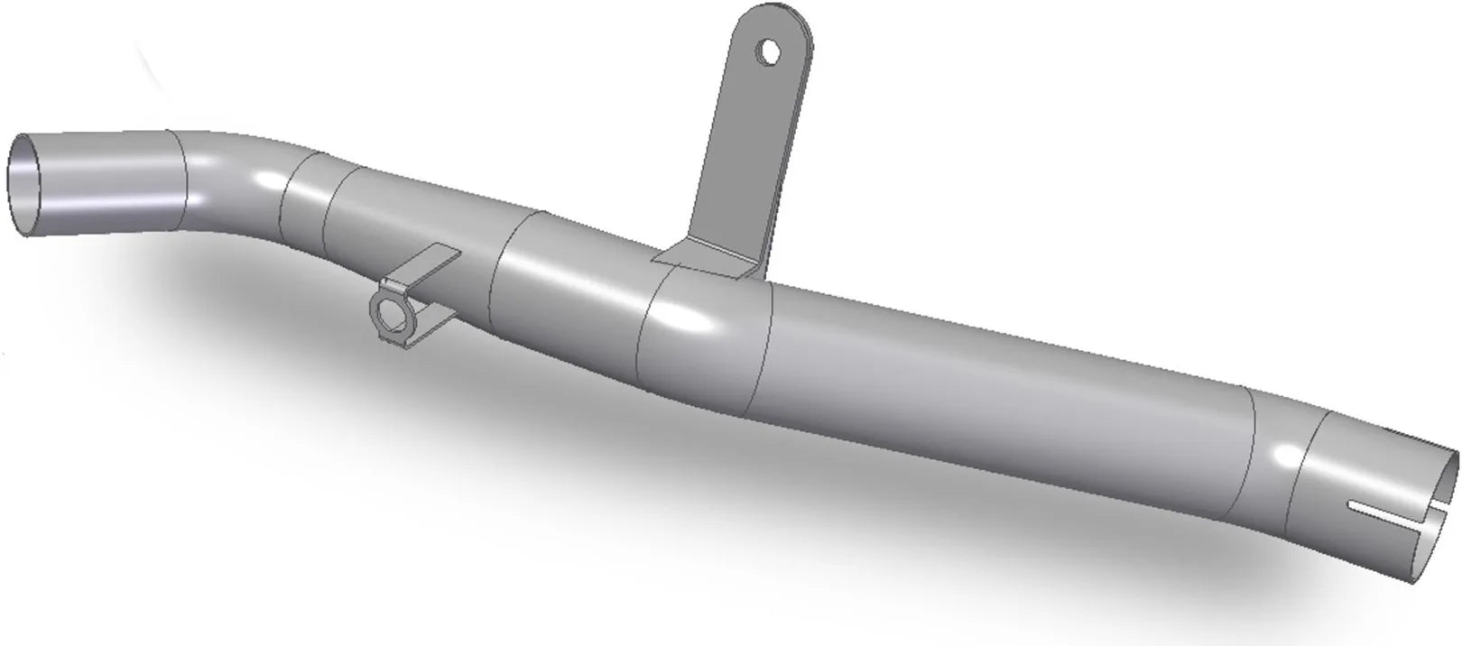Tubo Di Raccordo Non Catalizzato - Mivv Compatibile Con Moto Morini X-Cape 649 (2021-2024)