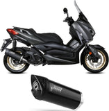 Impianto Di Scarico Completo Non Catalizzato E Senza Omologazione Suono Mover Inox Nero - Mivv Compatibile Con Yamaha X-Max 125 (2021-2024)