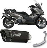 Terminale Di Scarico Catalizzato E Con Omologazione Suono Sr-1 Titanio Nero - Mivv Compatibile Con Kymco Ak 550 (2021-2024)