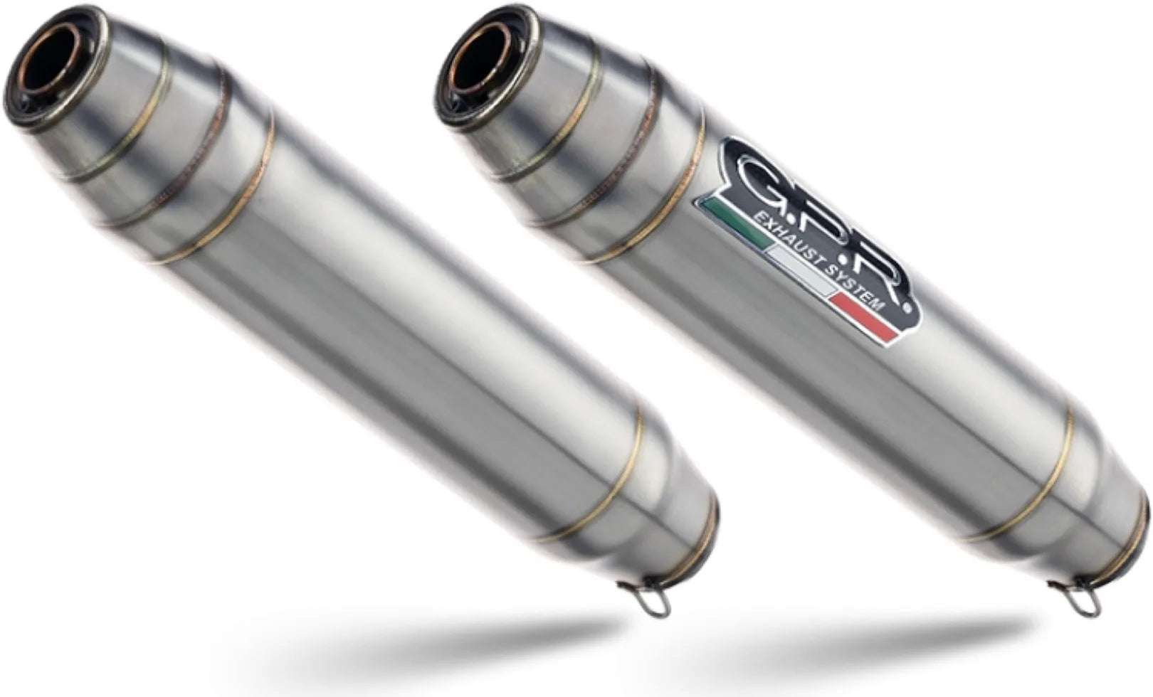 Doppio Terminale Di Scarico Senza Omologazione Suono Deeptone Acciaio - Gpr Compatibile Con Royal Enfield Interceptor 650 (2019-2020)
