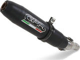 Terminale Di Scarico Senza Omologazione Suono Deeptone Acciaio Nero - Gpr Compatibile Con Royal Enfield Meteor 350 (2021-2023)