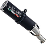 Exhaust Tip Without Sound Certification M3 Black Titanium - Gpr Compatible With Voge Brivido 500 R (2021-2022)