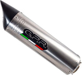 Terminale Di Scarico Con Omologazione Suono Furore Alluminio Nero - Gpr Compatibile Con Honda Cbr 1000 Rr (2008-2011)