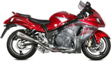 Impianto Di Scarico Completo Non Catalizzato E Senza Omologazione Suono Delta Race Full Titanio Carbonio - Mivv Compatibile Con Suzuki Gsx-R 1300 Hayabusa (2008-2017)