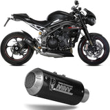 Uncatalysed Exhaust System Without Sound Certification Mk3 Carbon - Mivv Compatible With Triumph Speed Triple R Rs (2018-2020)
