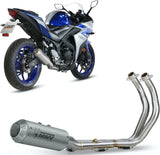 Impianto Di Scarico Completo Non Catalizzato E Senza Omologazione Suono Mk3 Inox - Mivv Compatibile Con Yamaha Mt-03 (2016-2024)
