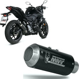 Terminale Di Scarico Non Catalizzato E Senza Omologazione Suono Mk3 Carbonio - Mivv Compatibile Con Yamaha Mt-03 (2016-2024)