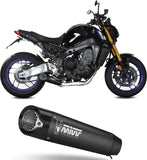 Impianto Di Scarico Completo Non Catalizzato E Senza Omologazione Suono X-M5 Inox Nero Carbonio - Mivv Compatibile Con Yamaha Mt-09 - Sp (2021-2023)