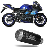 Impianto Di Scarico Completo Non Catalizzato E Senza Omologazione Suono Mk3 Carbonio - Mivv Compatibile Con Yamaha Yzf R7 (2022-2024)
