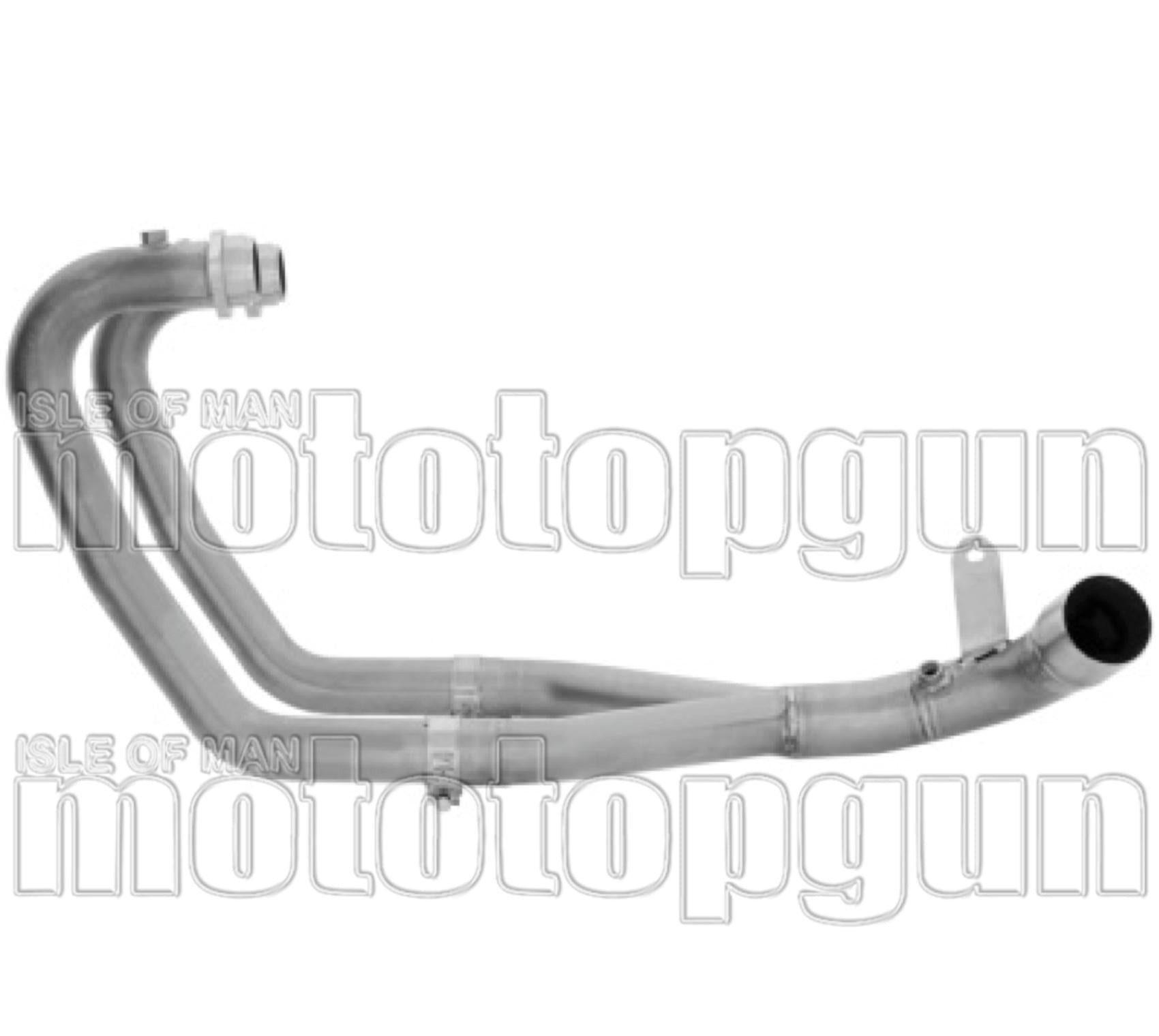 Non-Catalytic Exhaust Manifolds Stainless Steel - Arrow Special Parts Compatible With Moto Guzzi V85 Tt (2025-2026)