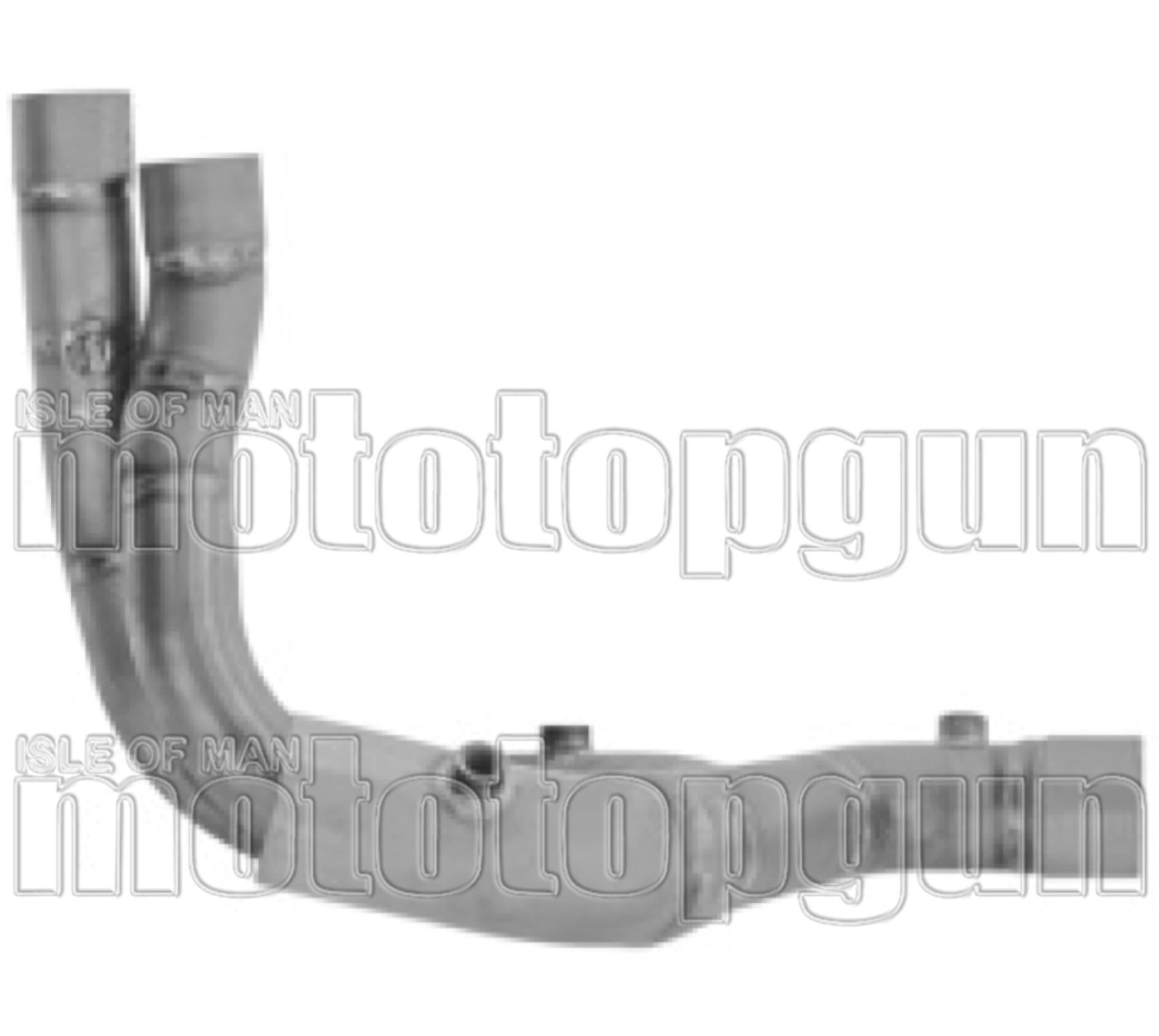 Non-Catalytic Connector Pipe Titanium - Arrow Special Parts Compatible With Aprilia Rsv4 (2025-2026)