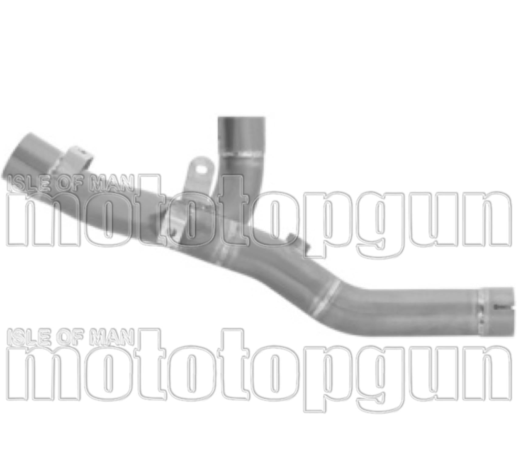 Non-Catalytic Connector Pipe Titanium - Arrow Special Parts Compatible With Ducati Multistrada V2 - S (2025)