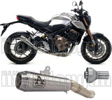 Exhaust Tip Without Sound Certification Pro-Race Titanium Titanium - Arrow Special Parts Compatible With Honda Cb 650 R (2019-2023)