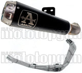 Impianto Di Scarico Completo Non Catalizzato E Senza Omologazione Suono Pro-Race Nichrom Nero Acciaio - Arrow Special Parts Compatibile Con Honda Cb 650 R (2019-2023)