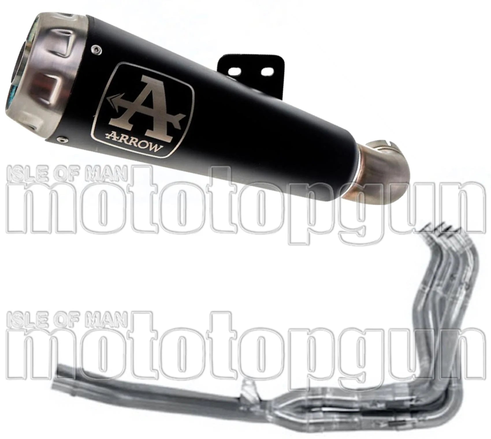 Impianto Di Scarico Completo Non Catalizzato E Senza Omologazione Suono Pro-Race Nichrom Nero Acciaio - Arrow Special Parts Compatibile Con Suzuki Gsx-R 1000 R (2017-2020)