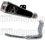 Impianto Di Scarico Completo Non Catalizzato E Senza Omologazione Suono Pro-Race Nichrom Nero Acciaio - Arrow Special Parts Compatibile Con Suzuki Gsx-R 1000 (2017-2020)