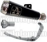 Impianto Di Scarico Completo Non Catalizzato E Senza Omologazione Suono Pro-Race Nichrom Nero Acciaio - Arrow Special Parts Compatibile Con Honda Cb 650 R (2019-2023)