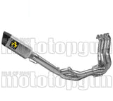 Impianto Di Scarico Completo Non Catalizzato E Senza Omologazione Suono Indy-Race Competition Sbk Evo Full Titanio Carbonio - Arrow Special Parts Compatibile Con Kawasaki Zx 10Rr (2021-2024)