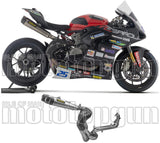 Impianto Di Scarico Completo Non Catalizzato E Senza Omologazione Suono Indy-Race Competition Evo 2 Titanio Fondello Carby - Arrow Special Parts Compatibile Con Ducati Panigale V2 (2020-2024)