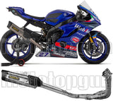 Impianto Di Scarico Completo Non Catalizzato E Senza Omologazione Suono Indy-Race Evo Competition Evo Full Titanio Carbonio - Arrow Special Parts Compatibile Con Yamaha Yzf-R6 (2017-2024)