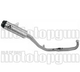 Impianto Di Scarico Completo Non Catalizzato E Senza Omologazione Suono Indy-Race Titanio Fondello Carby - Arrow Special Parts Compatibile Con Yamaha T-Max 560 (2025-2026)