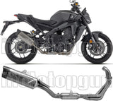 Impianto Di Scarico Completo Non Catalizzato E Senza Omologazione Suono Indy-Race Evo Titanio Carbonio - Arrow Special Parts Compatibile Con Yamaha Mt-09 (2024-2026)