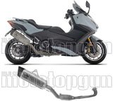 Impianto Di Scarico Completo Non Catalizzato E Senza Omologazione Suono Pista Titanio Fondello Carby - Arrow Special Parts Compatibile Con Yamaha T-Max 560 (2025-2026)