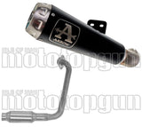 Impianto Di Scarico Completo Non Catalizzato E Senza Omologazione Suono Pro-Race Nichrom Nero Acciaio - Arrow Special Parts Compatibile Con Yamaha Xsr 125 (2021-2024)