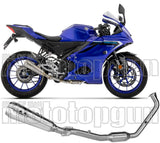 Impianto Di Scarico Completo Non Catalizzato E Senza Omologazione Suono Pro-Race Nichrom Fondello Inox - Arrow Special Parts Compatibile Con Yamaha Mt-125 (2025-2026)