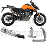 Impianto Di Scarico Completo Non Catalizzato E Senza Omologazione Suono Pro-Race Nichrom - Arrow Special Parts Compatibile Con Ktm 790 Duke (2025-2026)