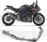Impianto Di Scarico Completo Non Catalizzato E Senza Omologazione Suono Pro-Race Titanio - Arrow Special Parts Compatibile Con Honda Cbr 650 R (2024-2026)