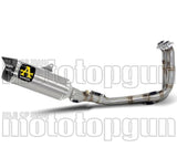 Impianto Di Scarico Completo Non Catalizzato E Senza Omologazione Suono Thunder Titanio Fondello Carby - Arrow Special Parts Compatibile Con Yamaha Mt-07 (2025-2026)