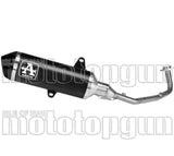 Impianto Di Scarico Completo Non Catalizzato E Senza Omologazione Suono Urban Alluminio Nero Fondello Inox - Arrow Special Parts Compatibile Con Honda Adv 350 (2025-2026)