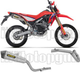 Impianto Di Scarico Completo Non Catalizzato E Senza Omologazione Suono X-Kone Nichrom Fondello Carby - Arrow Special Parts Compatibile Con Honda Crf 300 L (2025-2026)