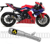 Terminale Di Scarico Senza Omologazione Suono Pro-Race Titanio Titanio - Arrow Special Parts Compatibile Con Honda Cbr 1000 Rr - R (2020-2023)